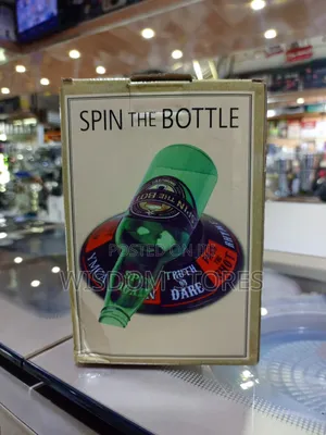 Spin the Bottle Drinking Game With Green Spinner