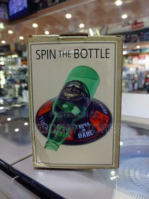 Spin the Bottle Drinking Game With Green Spinner