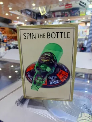 Spin the Bottle Drinking Game With Green Spinner