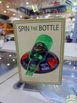 Spin the Bottle Drinking Game With Green Spinner