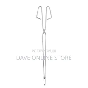 Long Handle Campfire Charcoal Tongs Outdoor Barbecue Charcoal Clamp