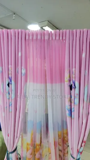 Kids Cartoon Curtains-Girls