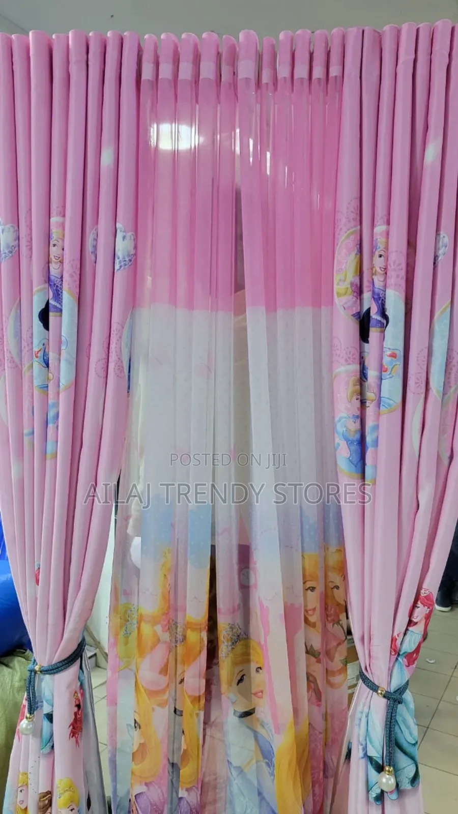 Kids Cartoon Curtains-Girls