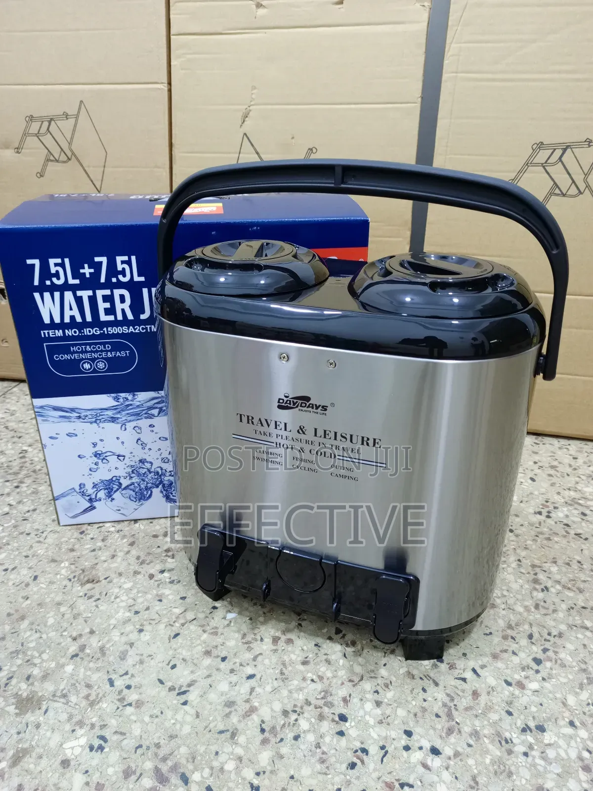 Daydays 15 Litres Twin Hot Cold Thermos Tea Coffee Water Flask.