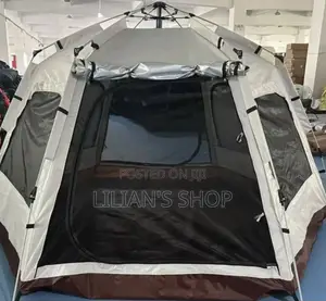 6people Hexagonal Automatic Camping Tent