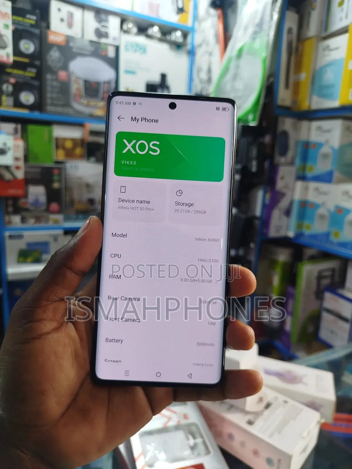 Infinix Hot 50 Pro+ 4G 256 GB Black