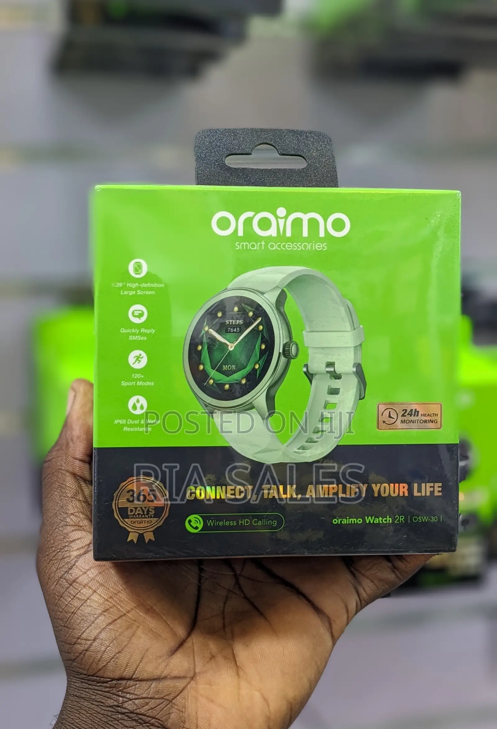 Oraimo Watch 2r 1.39′′ TFT Ip68 Smart Watch