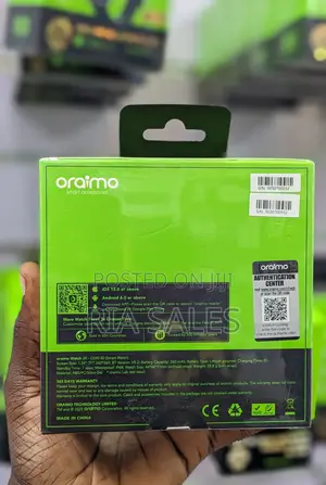 Oraimo Watch 2r 1.39′′ TFT Ip68 Smart Watch