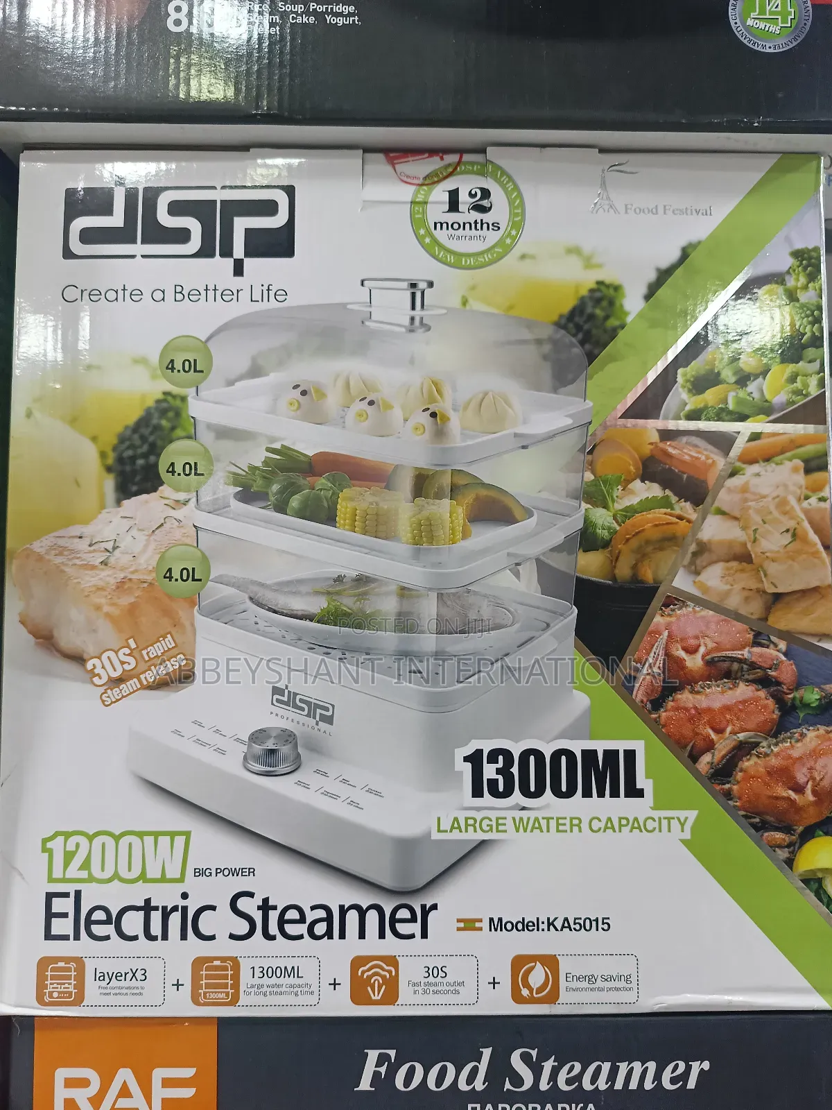 Electric Food Steamer DSP Food Steamer