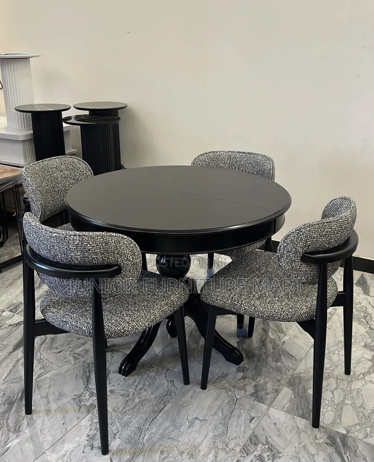Modern Hardwood Dinning Set