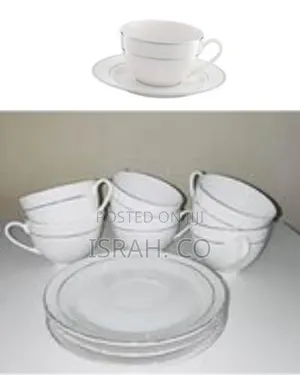 Large Set of 12 Cups and Saucers