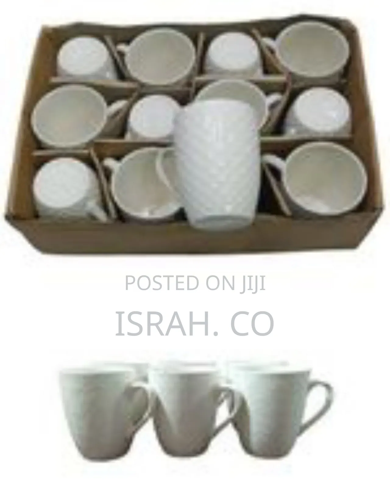 Set of 12 Ceramic Cups
