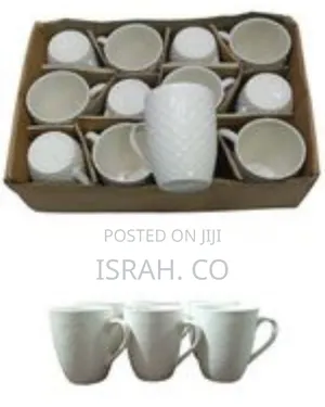 Set of 12 Ceramic Cups