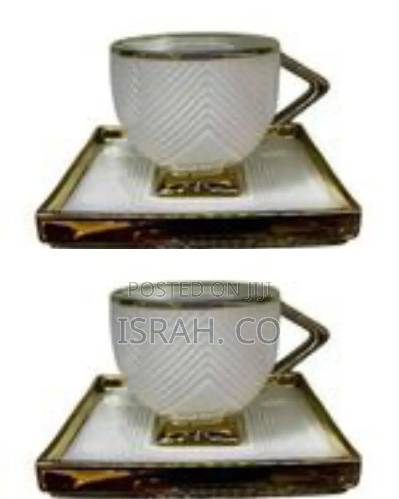 Luxurious Coffee / Espresso Cup and Saucer Set - Multicolor