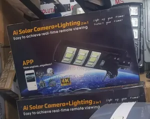 Ai Solar Camera + Fence Light
