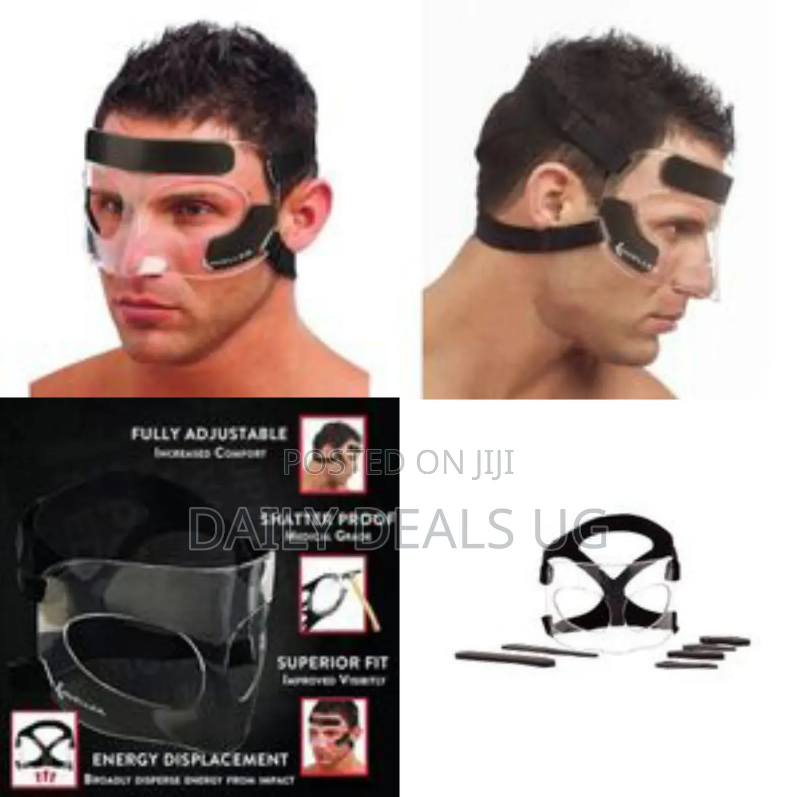 Mueller Sports Care Adjustable Face Guard - Multicolor