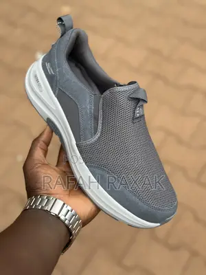 Men’S Grey Skechers Ultra Go Walk Slip-on Walking Sneakers