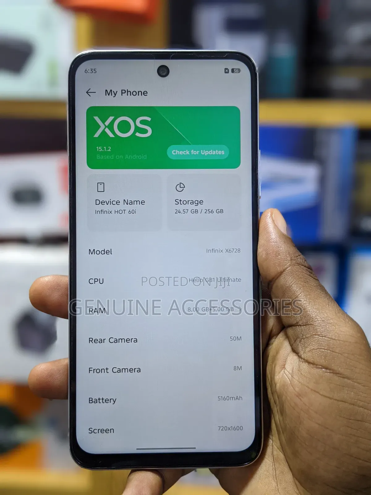 Infinix Hot 60i 256 GB Silver