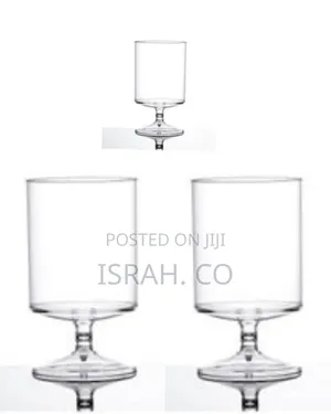 Set of 6 Fluted Mini Molds / Dessert Cups - Clear