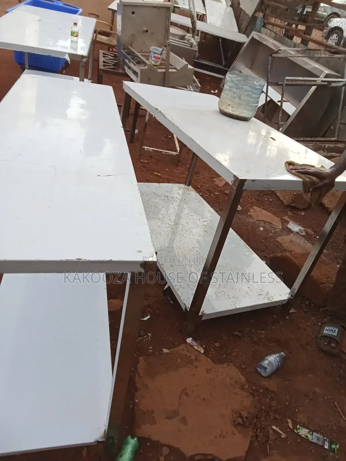 Six Feet Stainless Steel Working Table