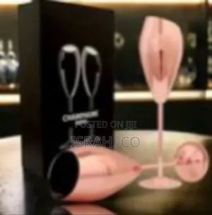 Elegant Stainless Steel Champagne Flutes