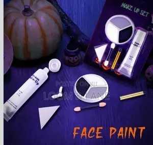 Face Paint, Black White Grey
