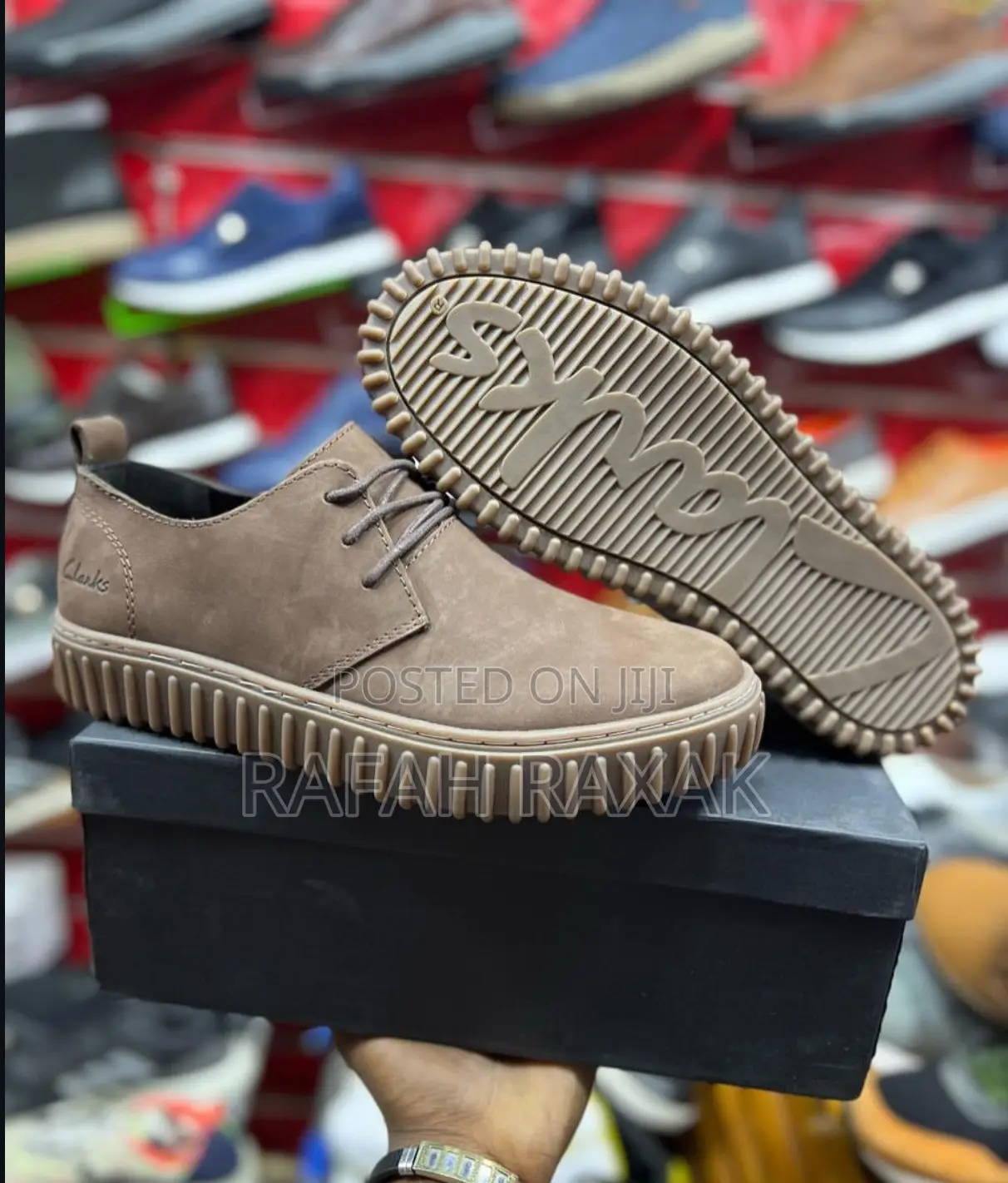 Original Men’S Dark Tan Leather Clarks Casual Torhill Low Shoes