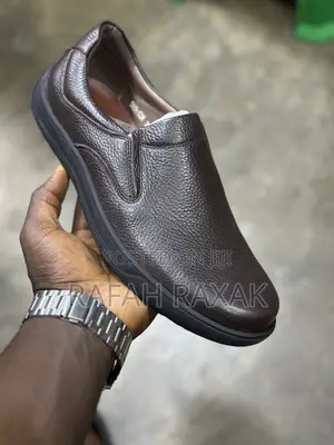 Original Men’S Dark Tan Franco Banetti Casual Slip-on Leather Shoes