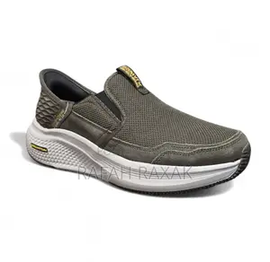 Original Olive Skechers Go Walk Slip-ins Lightweight Sneakers