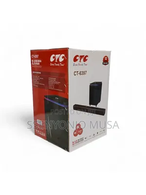 CTC Ct-6397 2.1 Channel Bluetooth Soundbar 100w With RGB Lighting