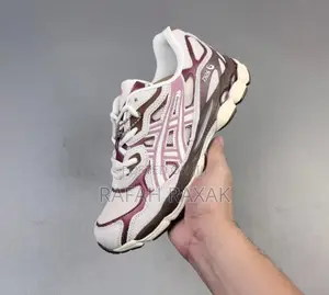 New Classic Asics Gel-nyc Cream Sweet Pink Unisex Sneakers