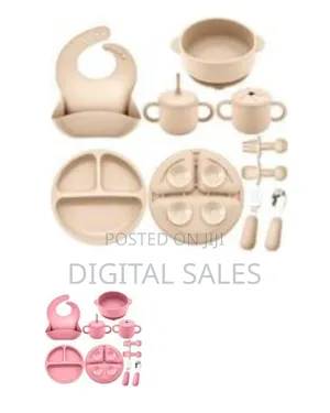 Complete Silicone Baby and Toddler Feeding Set