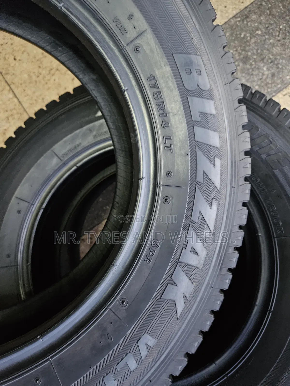 Lost N Found E Lovable Size 175 R14 in Bridgestone Blizzak Original.