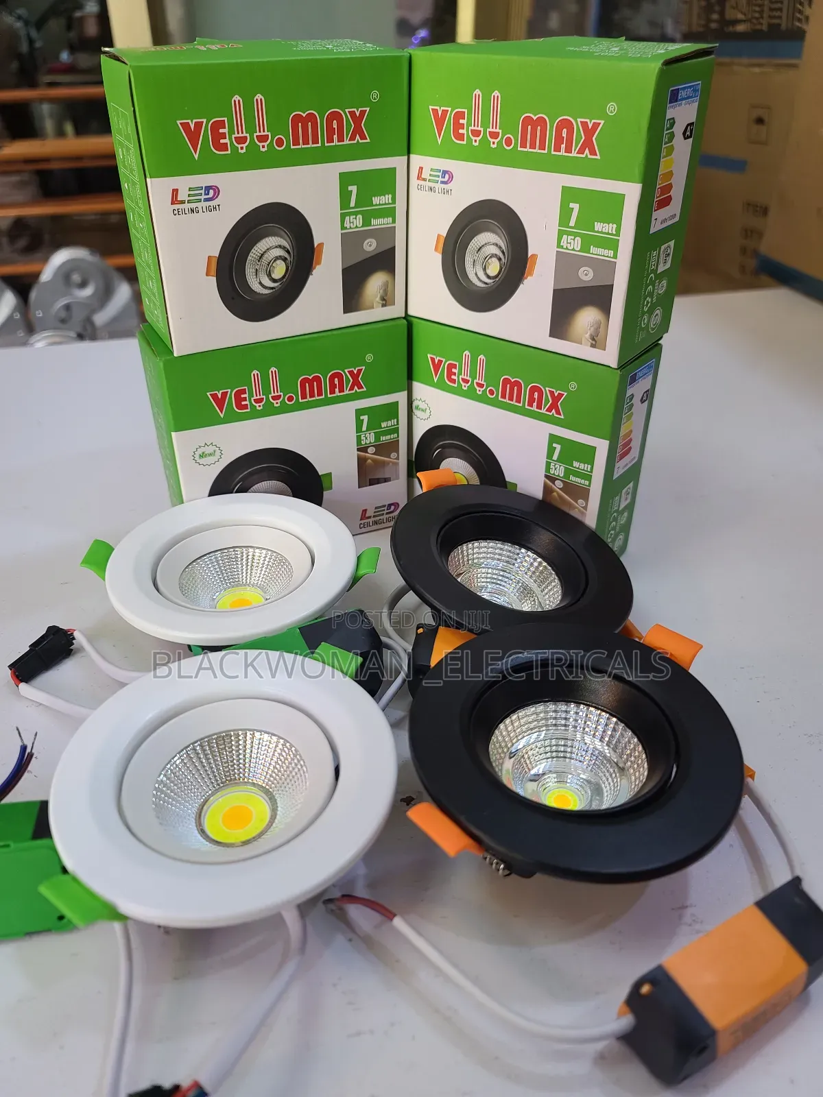 7w Vellmax Spotlights Are 3n1 , Changing Warm, White, and Warmwhite