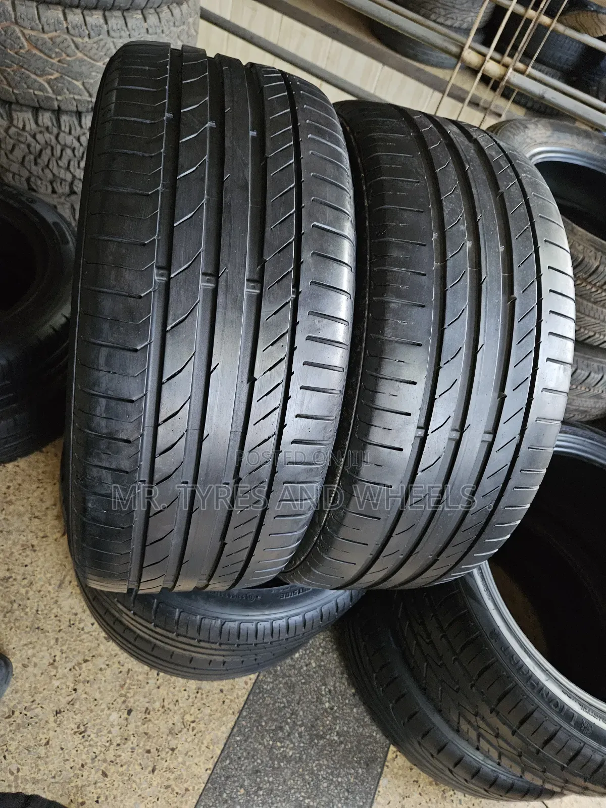 225 45 R17 Continental Sport Contact 4rm Japan Almost New Tires