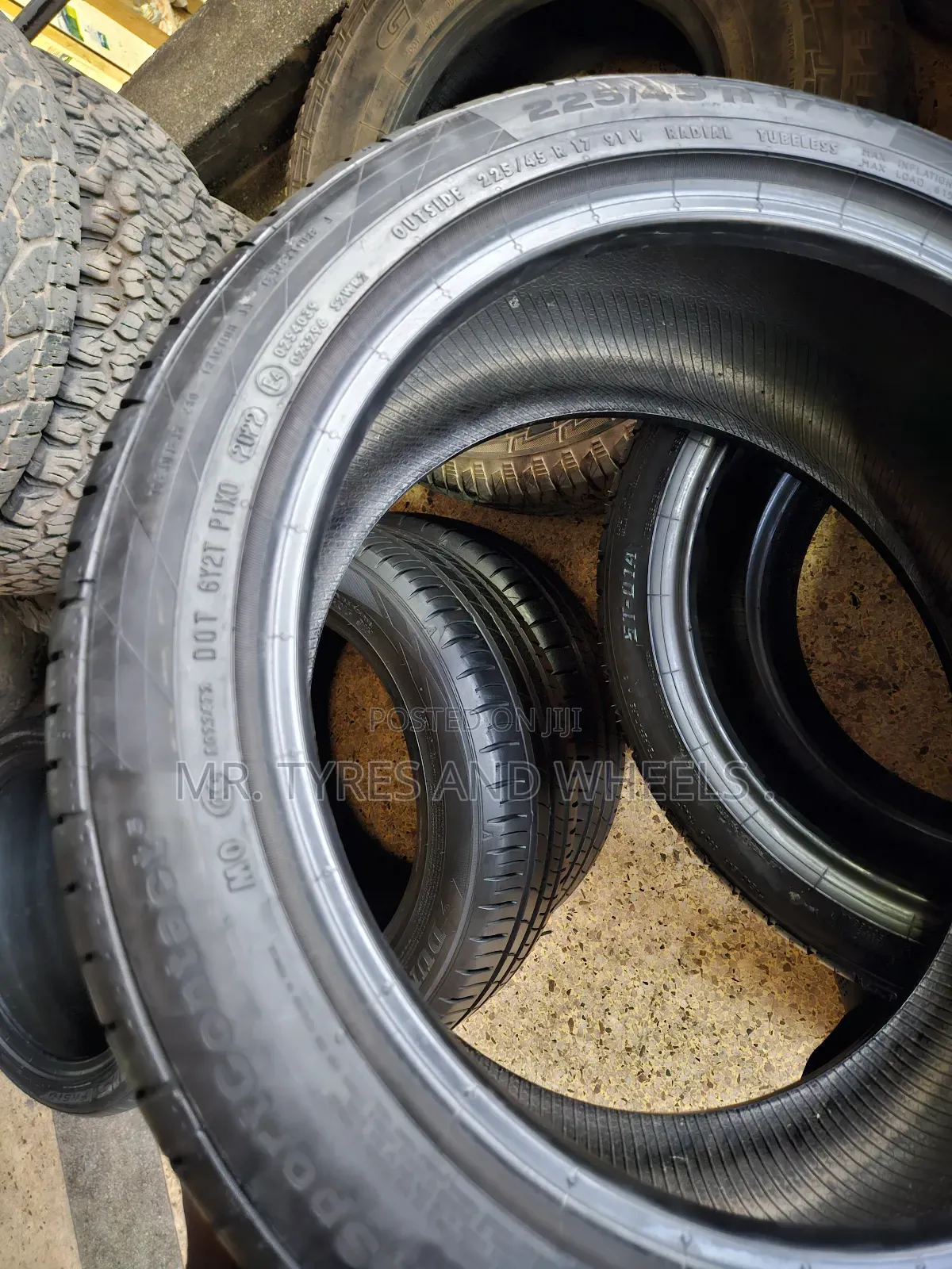 225 45 R17 Continental Sport Contact 4rm Japan Almost New Tires