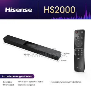 Hisense Hs2000 Soundbar | 2.1ch 240w All-in-One Home Theater