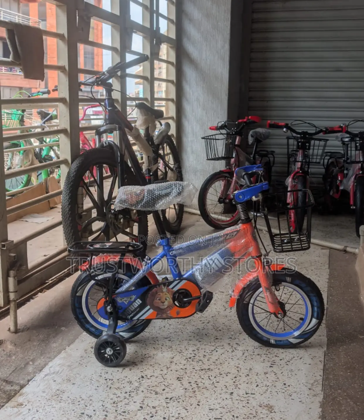 Ride On 2-6years Bicycle With Training Wheels
