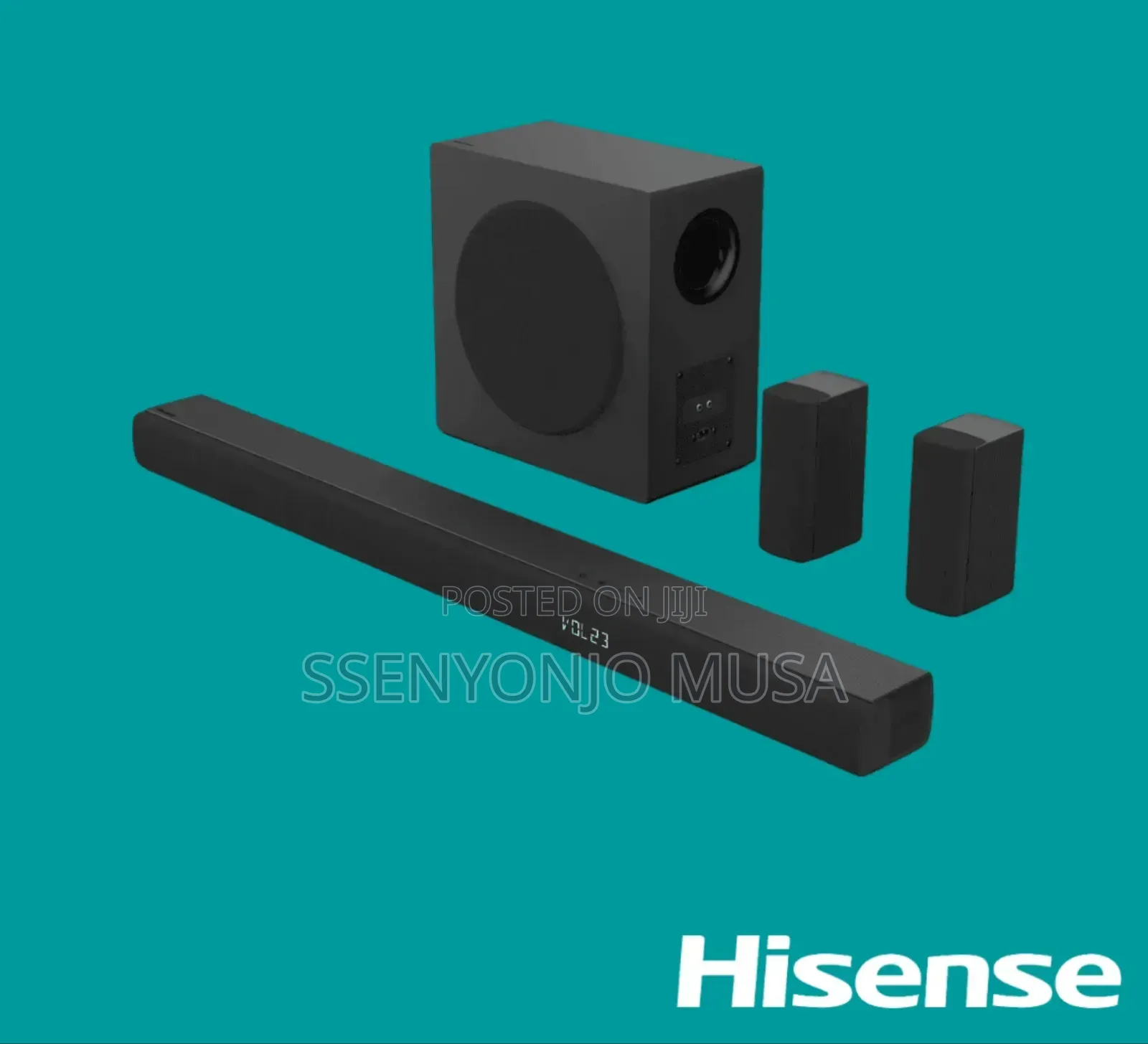 Hisense Hs5100 5.1 Channel Soundbar With Wireless Subwoofer.