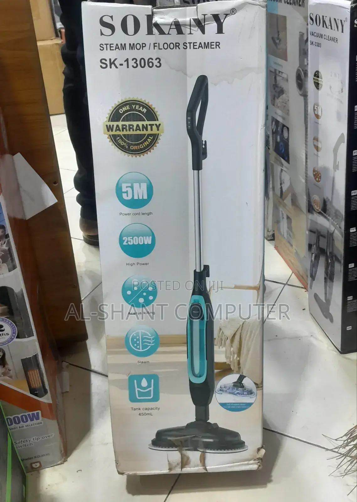 Sokany Sk-13063 Vaccum Cleaner/Floor Steaming Vaccum Cleaner