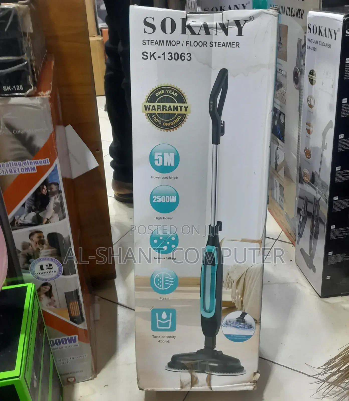 Sokany Sk-13063 Vaccum Cleaner/Floor Steaming Vaccum Cleaner