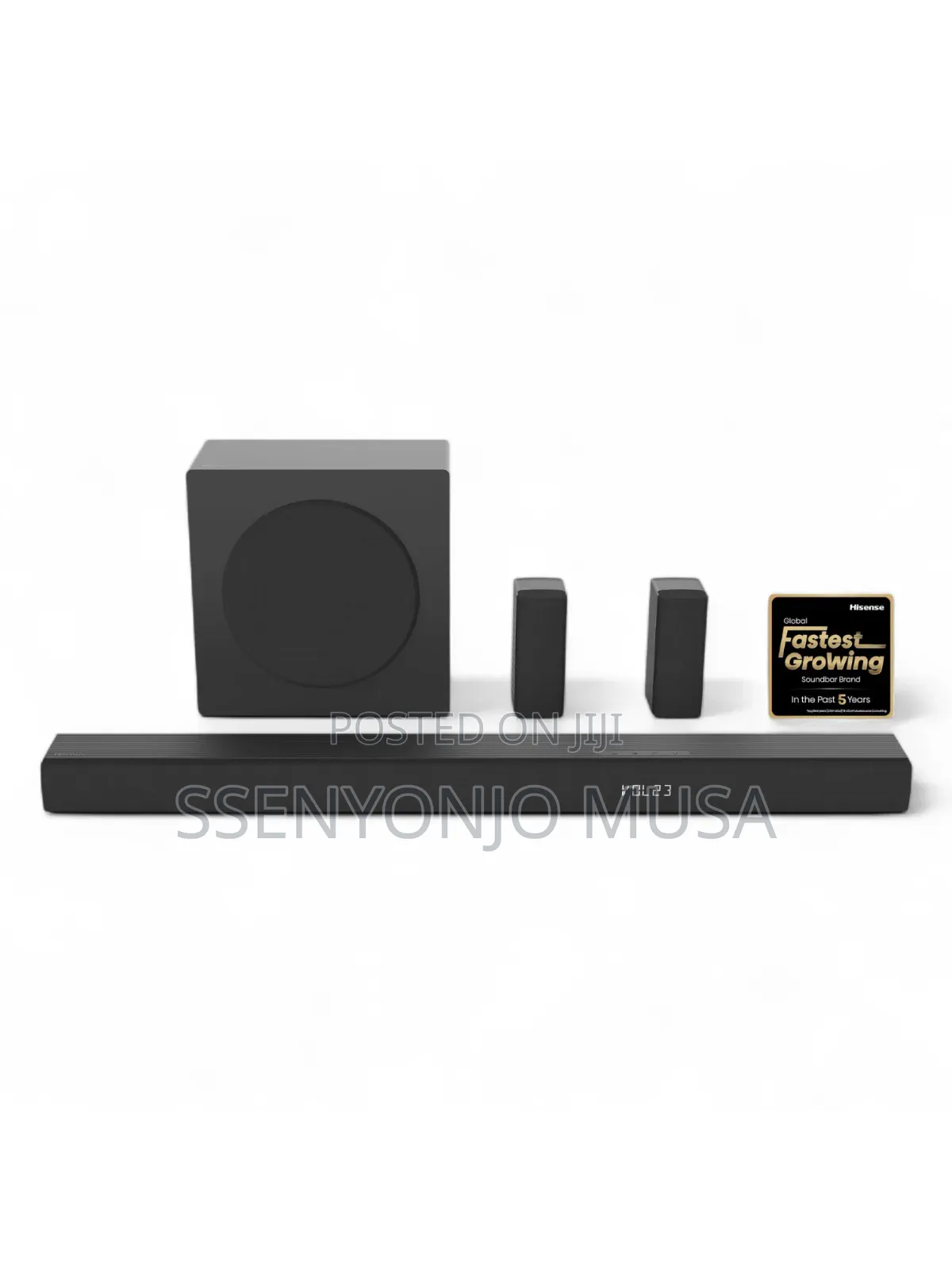 Hisense Hs5100 5.1 Channel Soundbar With Wireless Subwoofer.
