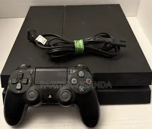 Sony Playstation 4 Console 500gb Jet Black Controller, Cable - Tested