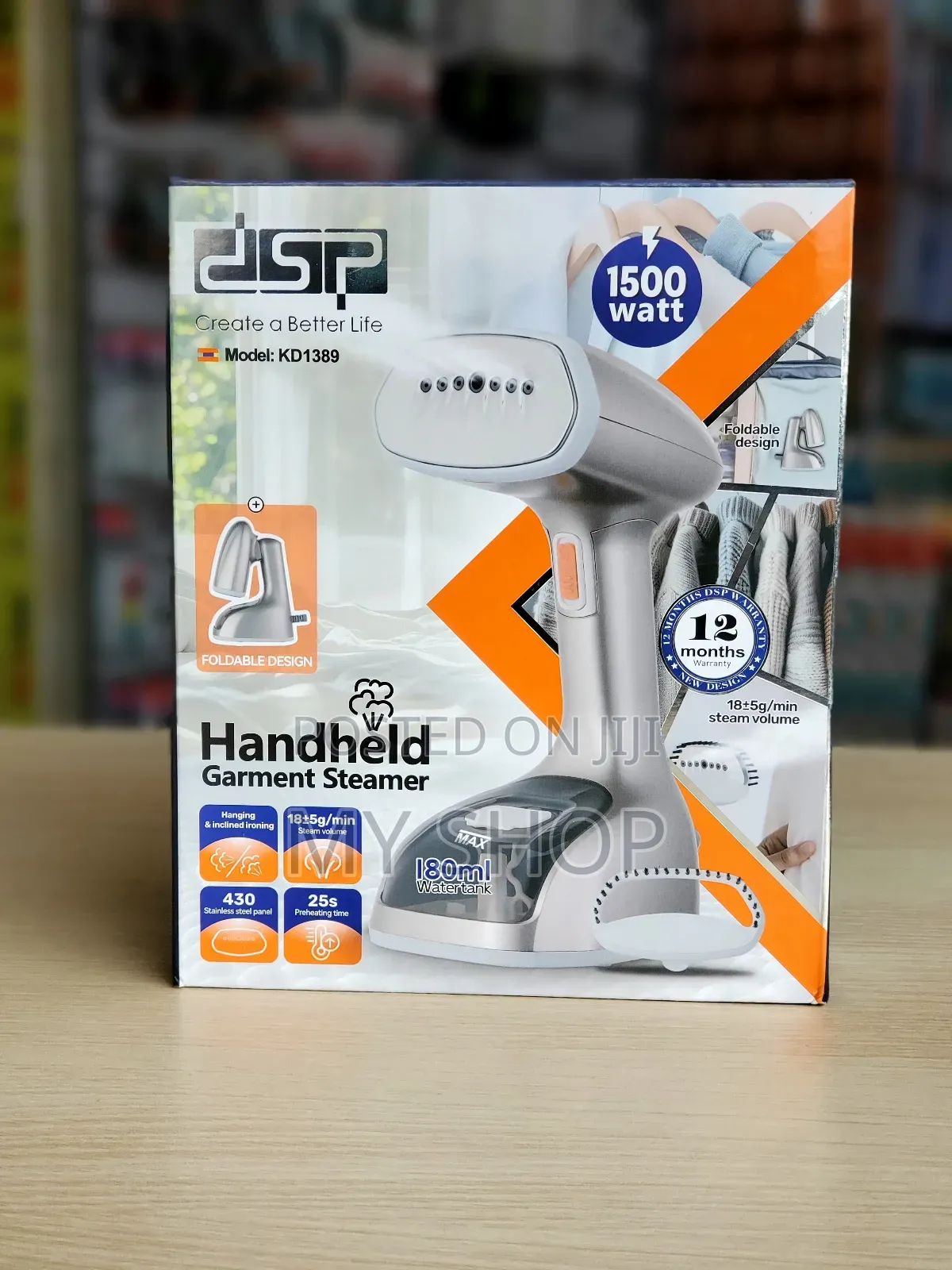 Handheld Garment Steamer for Clothes/ Portable Travelwrinkle Remover