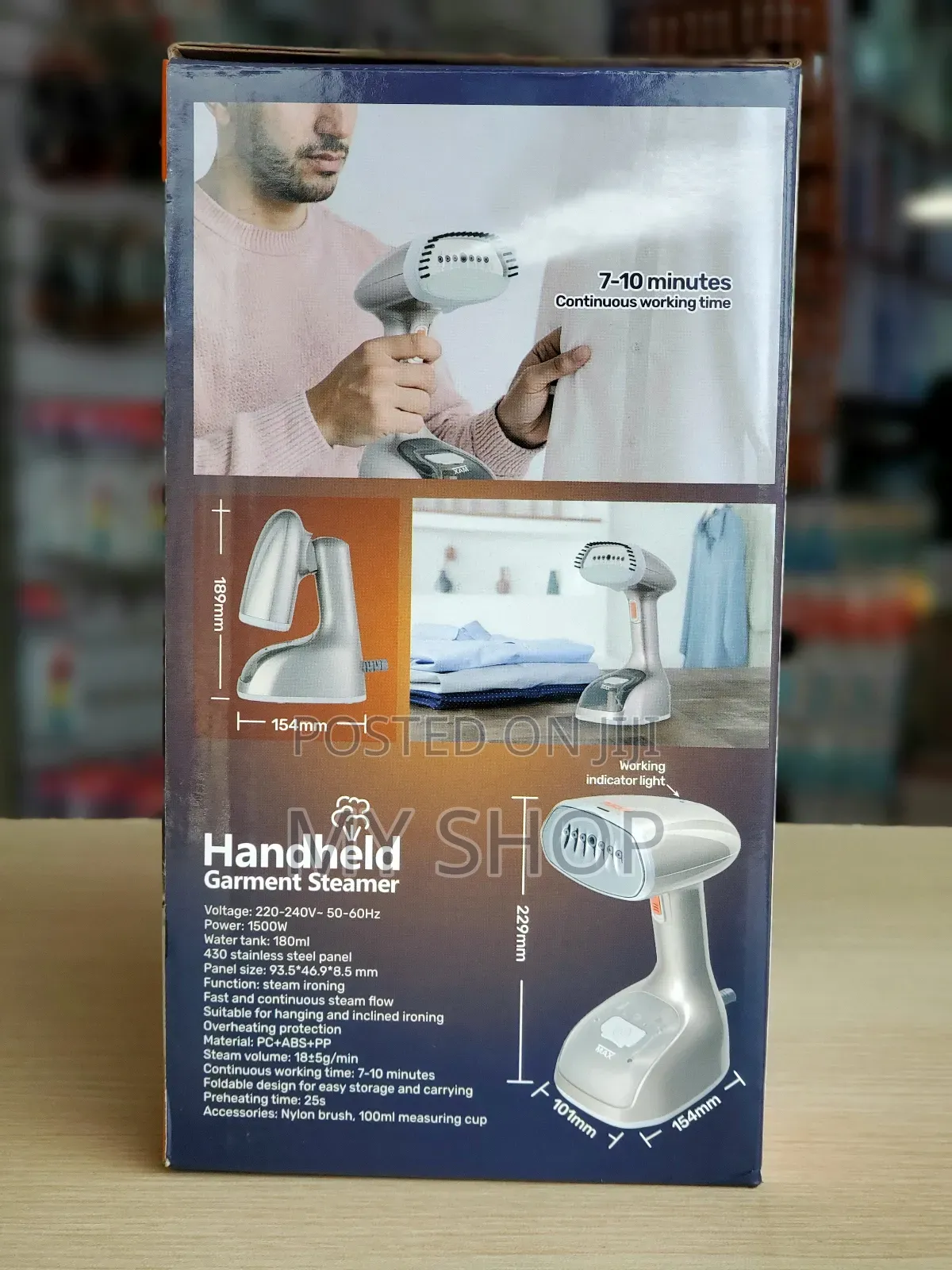 Handheld Garment Steamer for Clothes/ Portable Travelwrinkle Remover