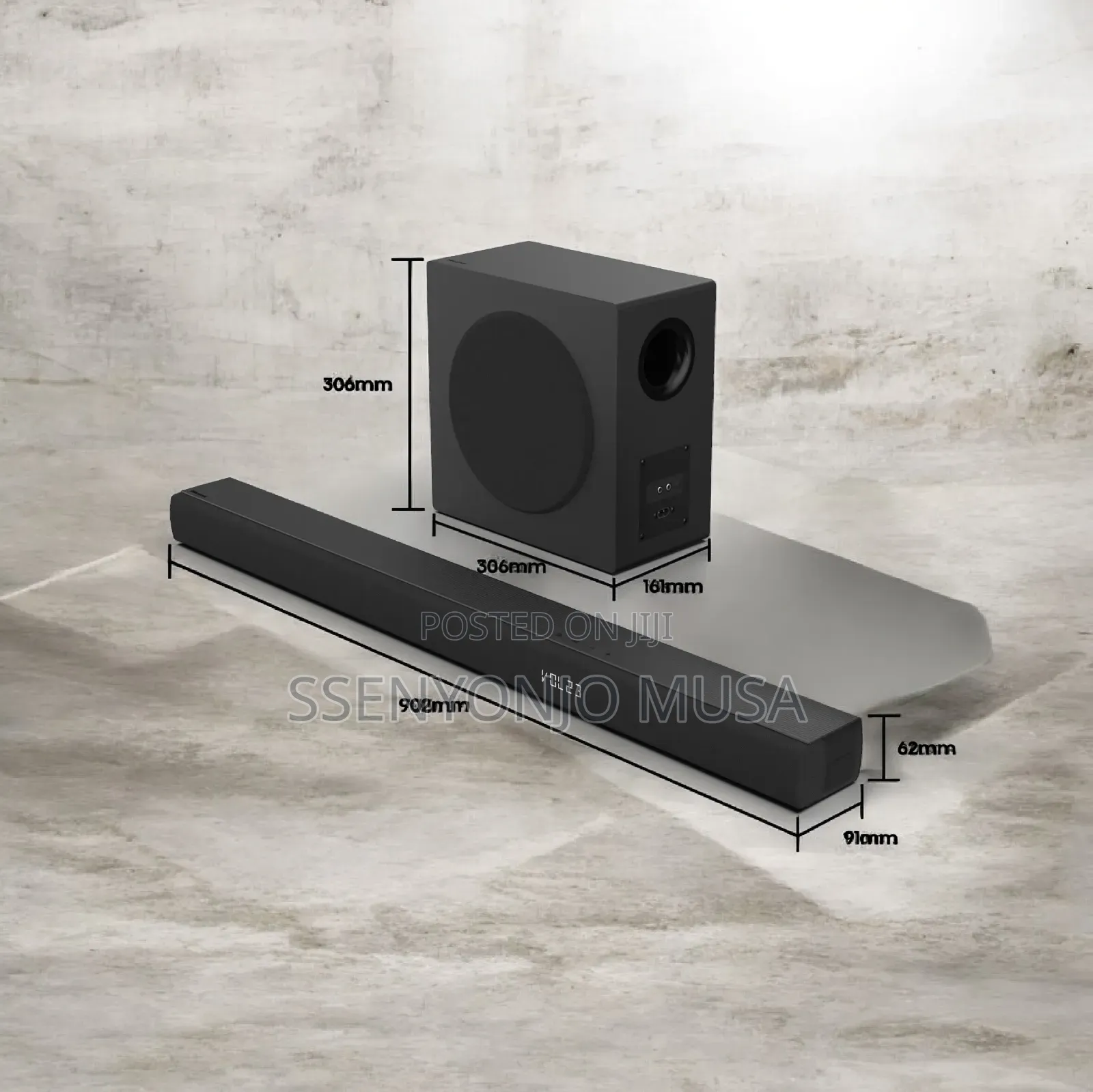 Hisense Soundbar Ax3100q - 3.1ch Dolby Atmos,Dts:X,6.5" Sub-