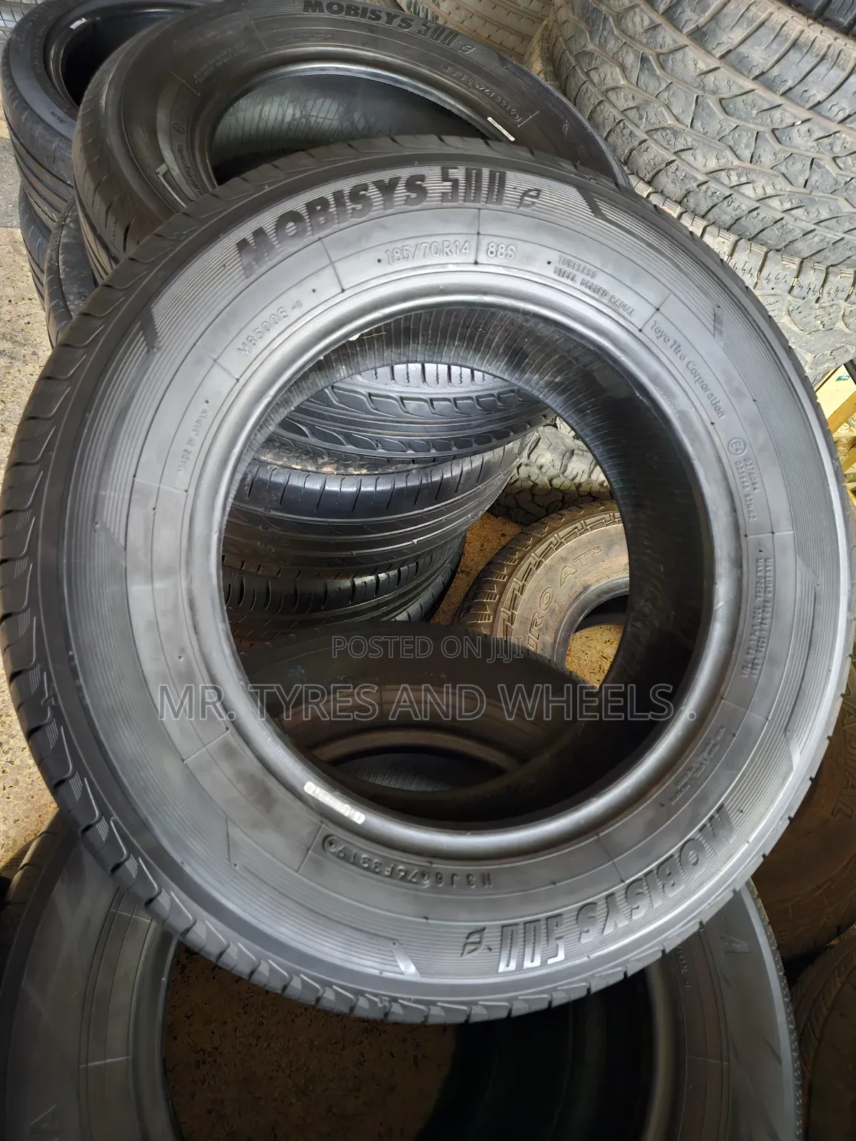 185 70 R14 Mobisys 500 It Is Also a Japan Original Brand 2pises Left.