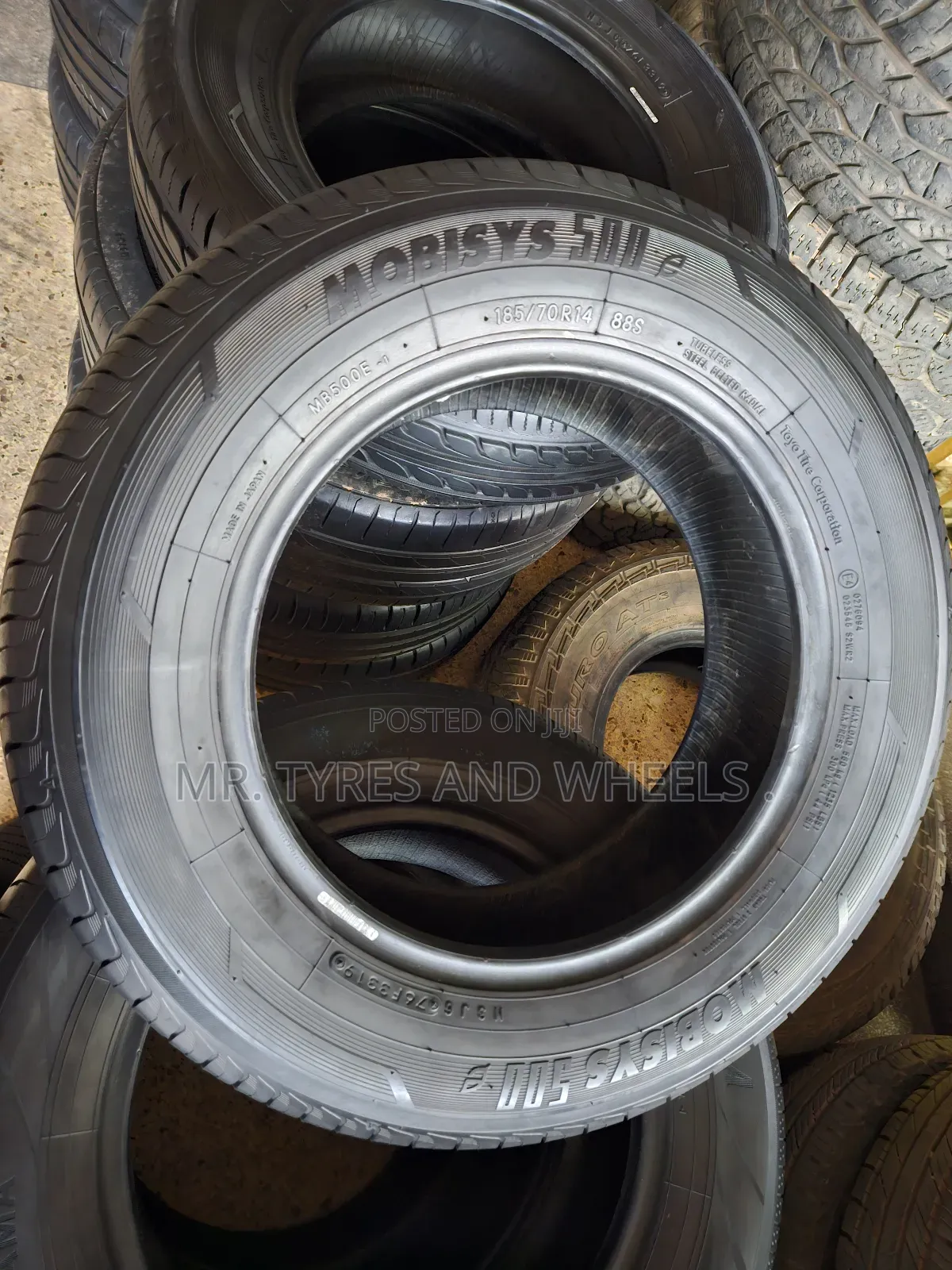 185 70 R14 Mobisys 500 It Is Also a Japan Original Brand 2pises Left.