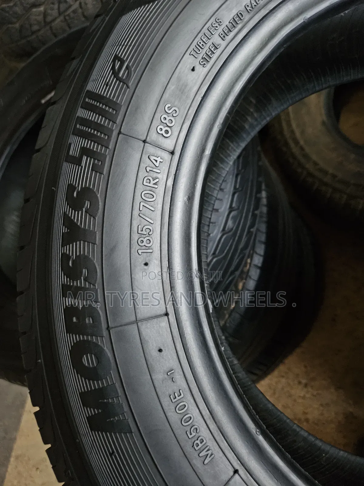 185 70 R14 Mobisys 500 It Is Also a Japan Original Brand 2pises Left.