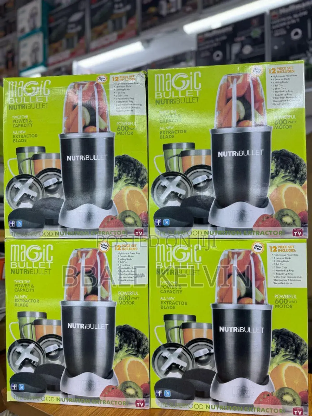 Nutribullet Magic Bullet 12-Piece Nutritional Blender